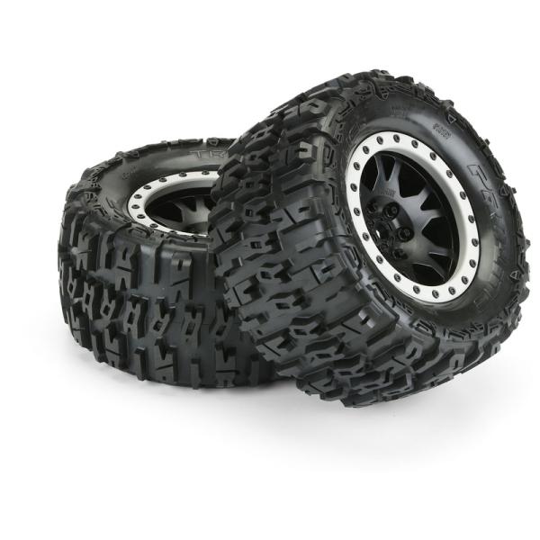 Pro-Line kolo 4.3", pneu Trencher Pro-Loc, disk Impulse H24 černo-šedý (2) (X-Maxx) (obrázek 3)