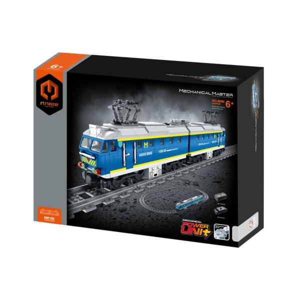 iM.Master Stavebnice vlak modrý 51,5x13x5,2 cm