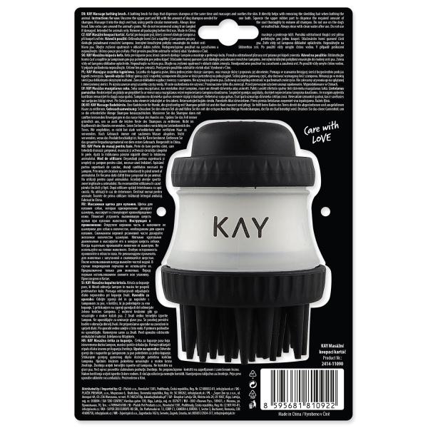 Kartáč KAY Masážní koupací (obrázek 3)