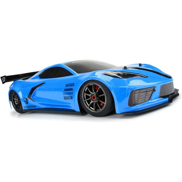 PROTOform karosérie 1:7 Chevrolet Corvette C8 modrá: Arrma Felony (obrázek 6)