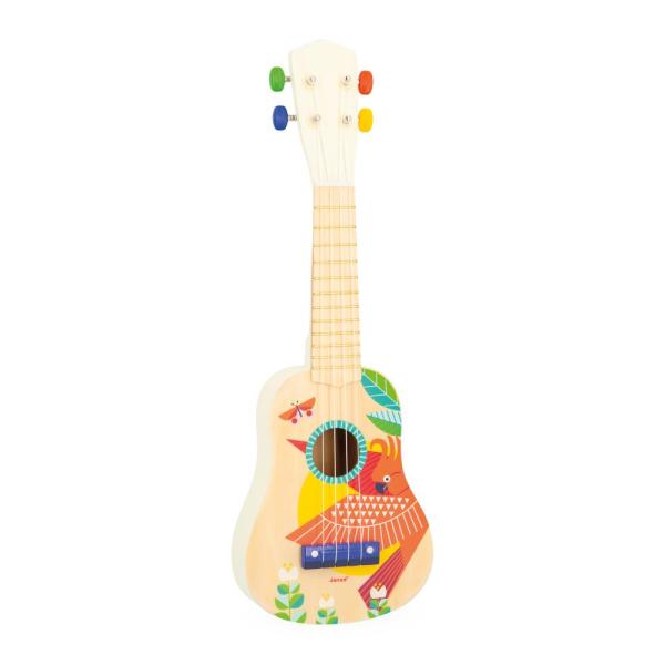 Janod Gioia Dřevěný hudební nástroj pro děti Ukulele