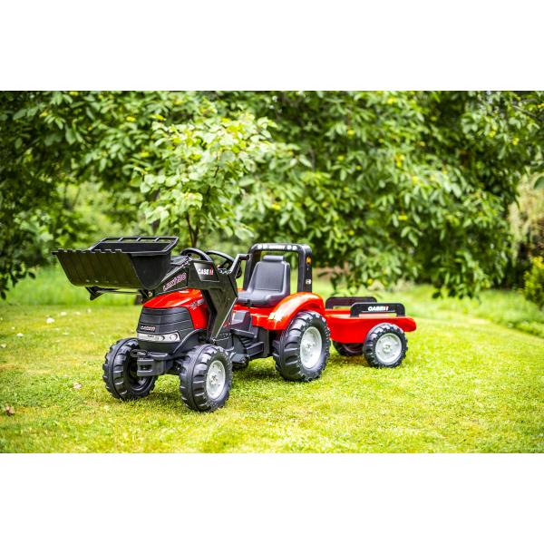 Falk Šlapací traktor 996AM Case IH Puma 240CVX s nakladačem a vlečkou (obrázek 3)