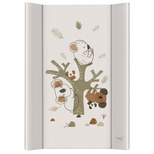 CEBA Podložka přebalovací 2-hranná s pevnou deskou (50x70) Basic Koala