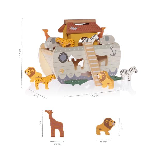 Dřevěná vkládačka archa, Dřevo (obrázek 4)