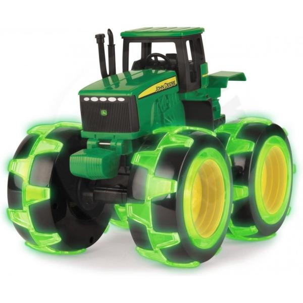 JD Kids Monster Treads John Deere traktor svítící kola 23 cm