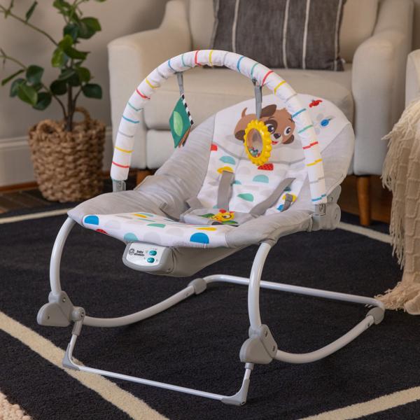 BABY EINSTEIN Lehátko hudební vibrující Dean’s Discovery Spot™ 0m+ do 9kg