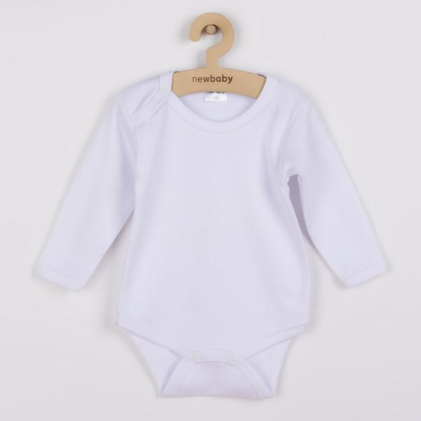 Body dlouhý rukáv New Baby II - bílé 80 (9-12m)