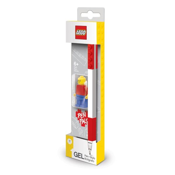 LEGO® Gelové pero s minifigurkou, červené - 1 ks