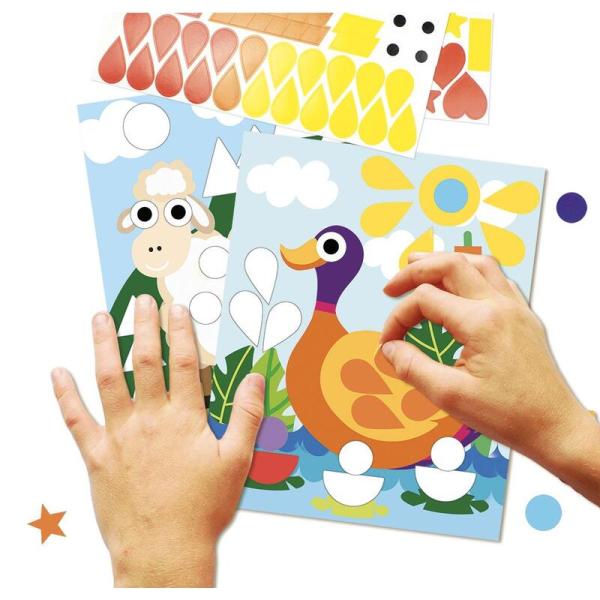 Sycomore Samolepky – tvary a barvy – farma