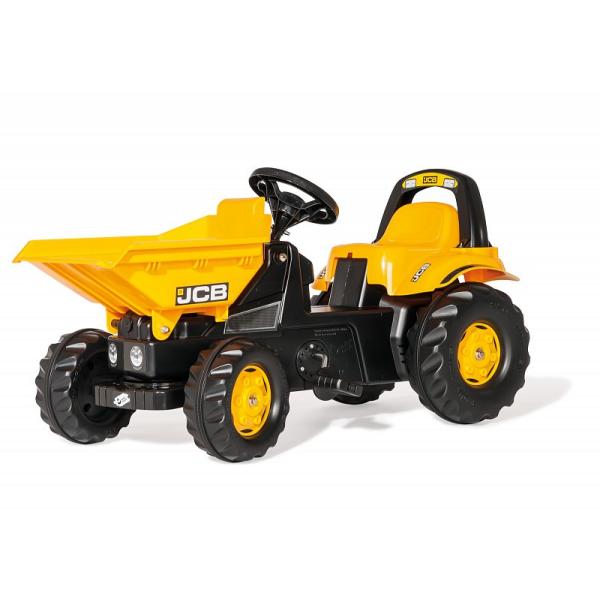 Rollytoys Šliapací traktor Rolly Kid Dumper JCB, žltý