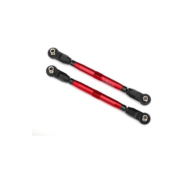 Traxxas ojnička riadenia kolies hliníková červená (2)