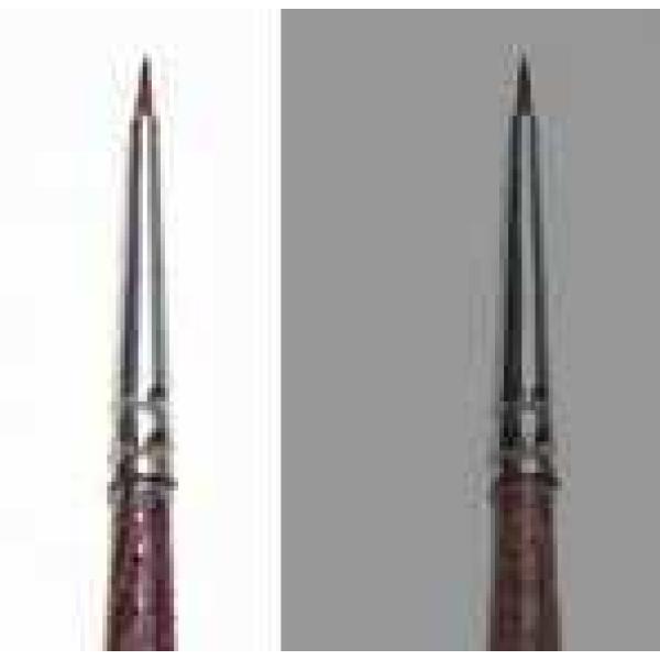 Synthetic round brush with brown tip - SINGLE PACK 52281 - kulatý syntetický štětec (velik