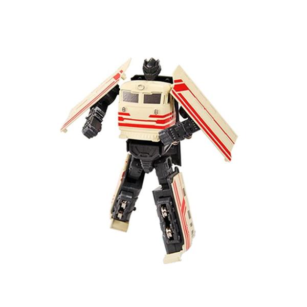 Kovový robot rozkládací lokomotiva béžová (obrázek 3)