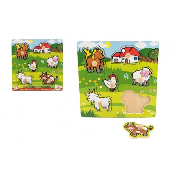 Vkládačka Moje první zvířátka 6ks