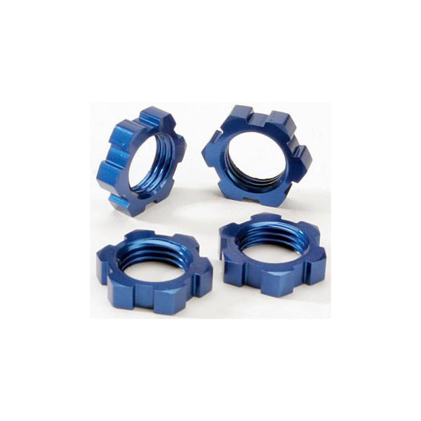Tuerca de rueda de 17 mm de aluminio azul Traxxas (4)