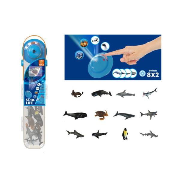 PLEJO Mořská zvířátka s projektorem