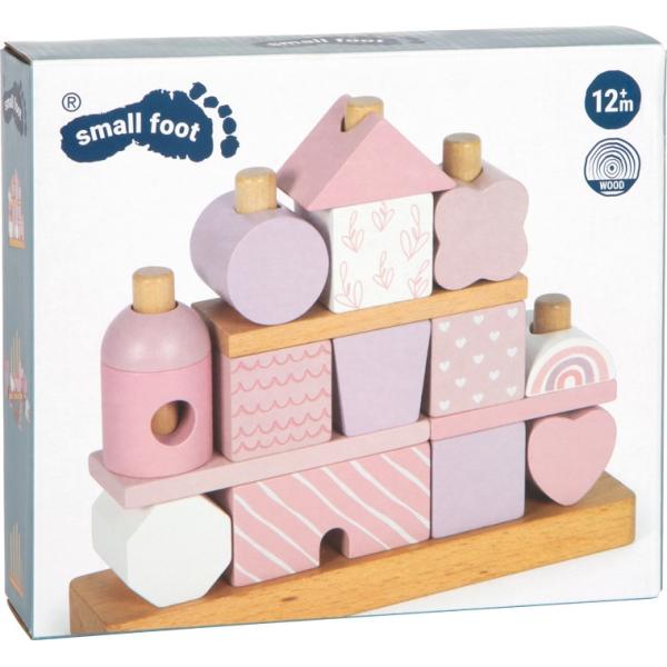 small foot Nasazování na tyč Domeček růžový (obrázek 5)