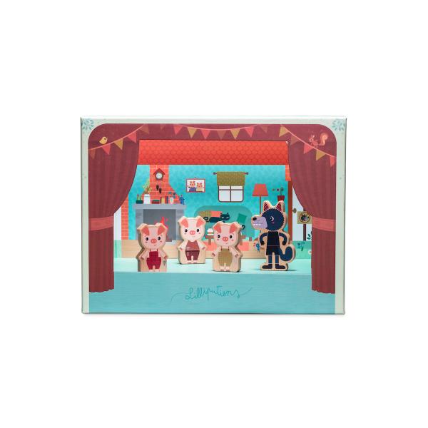 Lilliputiens – magnetické divadlo – Tři prasátka