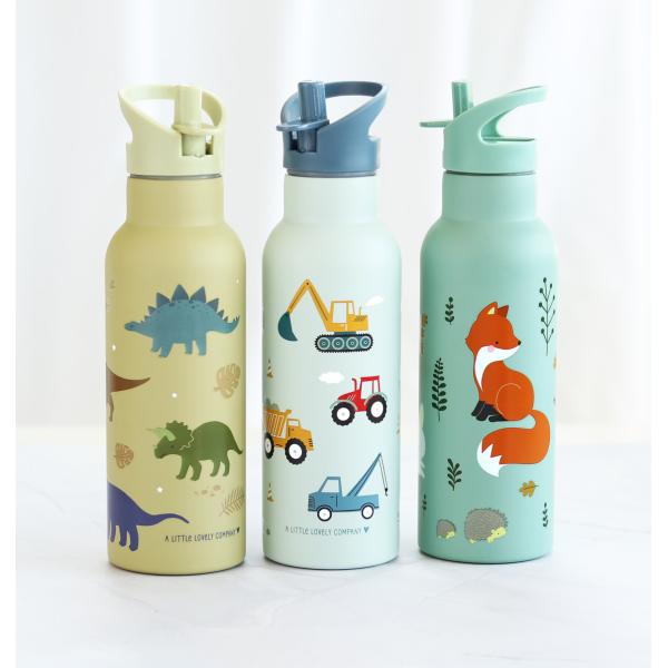 A Little Lovely Company - nerezová láhev na pití, 500 ml - kamarádi z lesa (obrázek 9)