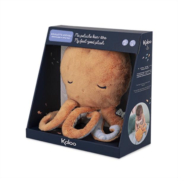 Kaloo Petit Calme Plyšová chobotnice s levandulovým polštářem pro lepší spánek 29 cm (obrázek 5)