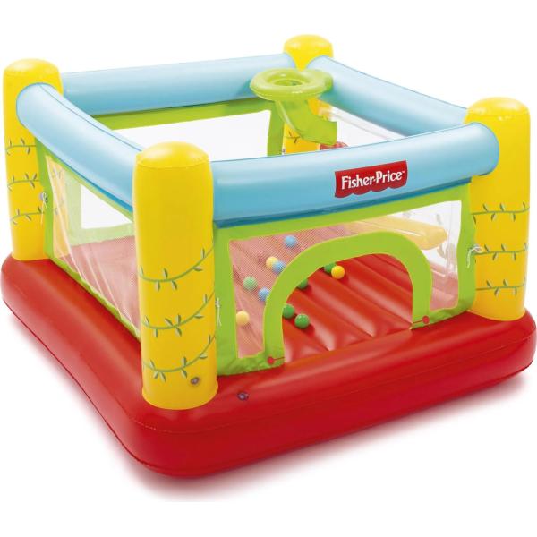 Bestway 93542 Nafukovací skákací hrad Fisher-Price® 2,00 m x 1,70 m x 1,52 m