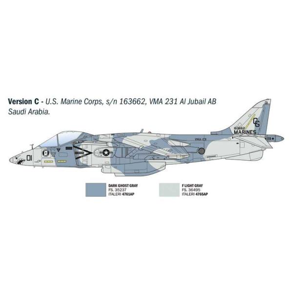 Model Kit letadlo 90193 - AV-8B Harrier II (1:72) (obrázek 6)