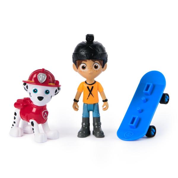 Paw Patrol eroe con figurina Marshall