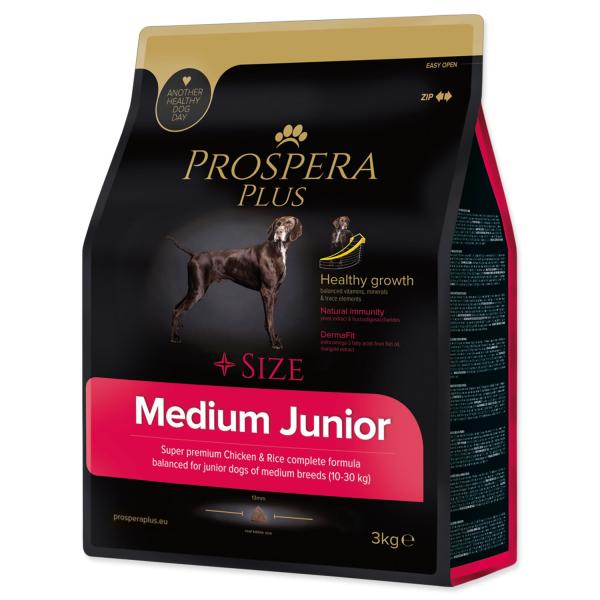 Krmivo Prospera Plus Medium Junior kuře s rýží 3kg