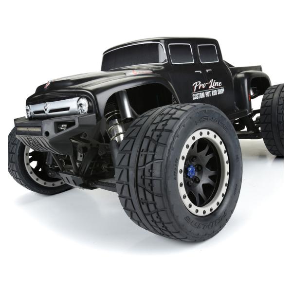 Pro-Line kolo 4.3", pneu Menace HP Belted Pro-Loc, disk černý 24mm (2) (X-Maxx) (obrázek 5)