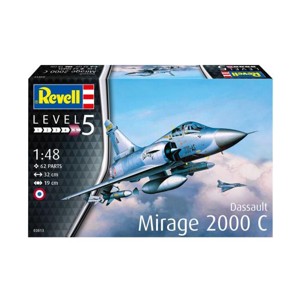 Plastic ModelKit letadlo 03813 – Dassault Mirage 2000C (1:48)