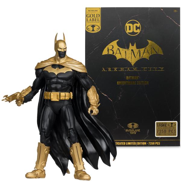 McFarlane Toys DC Multiverse - Batman Arkham City (Knightmare Edition - Gold Label) Akční (obrázek 5)