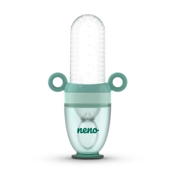 NENO Dudlík silikonový na krmení s lžičkou Gusto 2 v 1