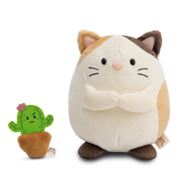 NICI plyš MyMochi Kočička Angy 27 cm s kaktusem (obrázek 3)