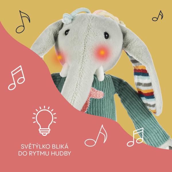 Plyšový interaktivní parťák, Elephant (obrázek 9)