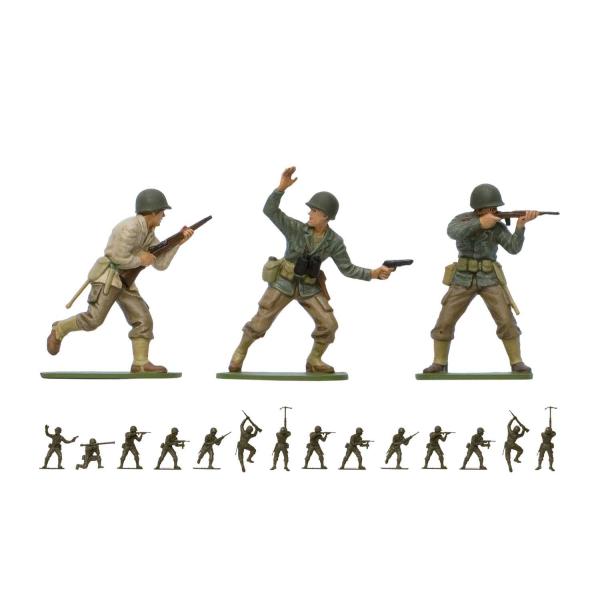 Classic Kit VINTAGE figurky A02703V - WWII US Infantry (1:32) (obrázek 3)