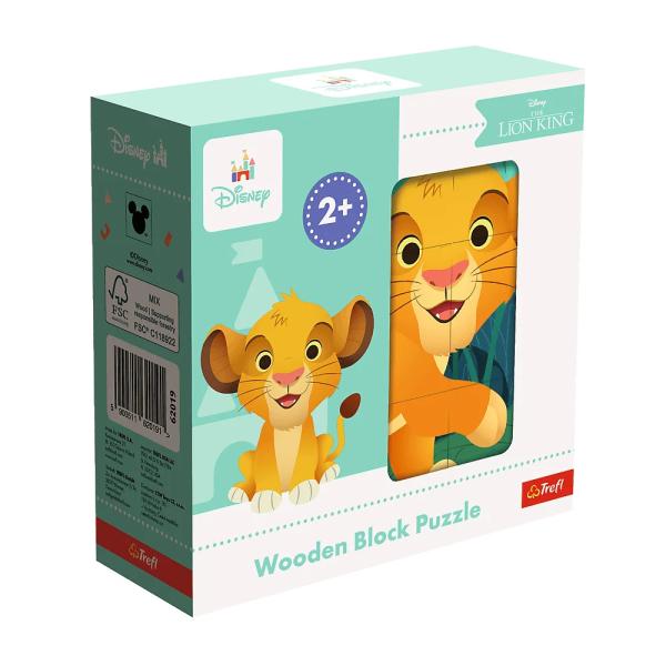 Trefl Dřevěné kostky, Lví král