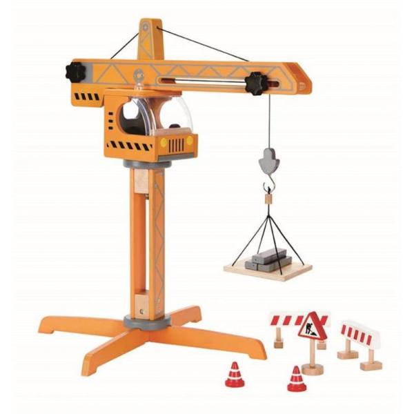 Hape Set Gru – Costruisci Il Tuo Cantiere-image