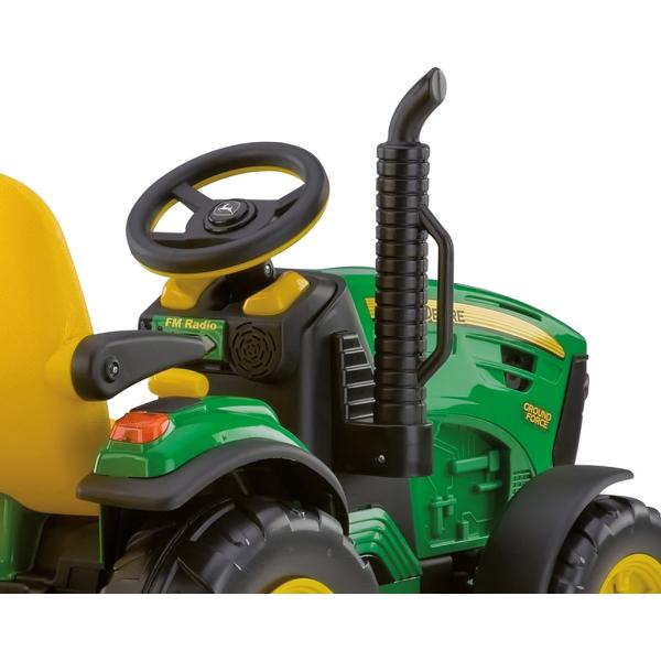 Peg Perego John Deere Ground Force s vlečkou 12V - 330W - AKCE (obrázek 7)