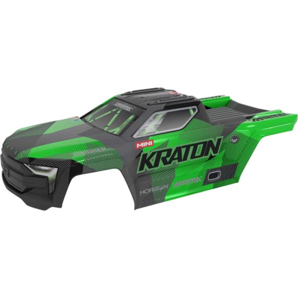 Arrma karoséria čierna/zelená: Mini Kraton