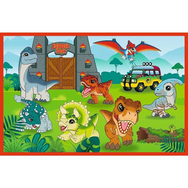 Trefl Puzzle 2×24 Jurský svět / Malí dinosauři