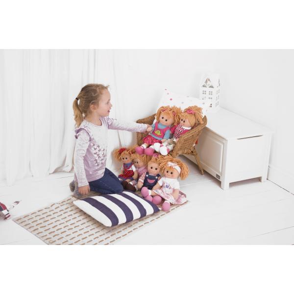 Bigjigs Toys Růžový kabátek s čepičkou pro panenku 38 cm (obrázek 4)