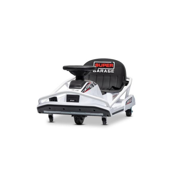 Beneo Motors driftovací Motokára 24V, bílá, 300W Bezkartáčový Motor, Lithiová baterie, Dr (obrázek 3)