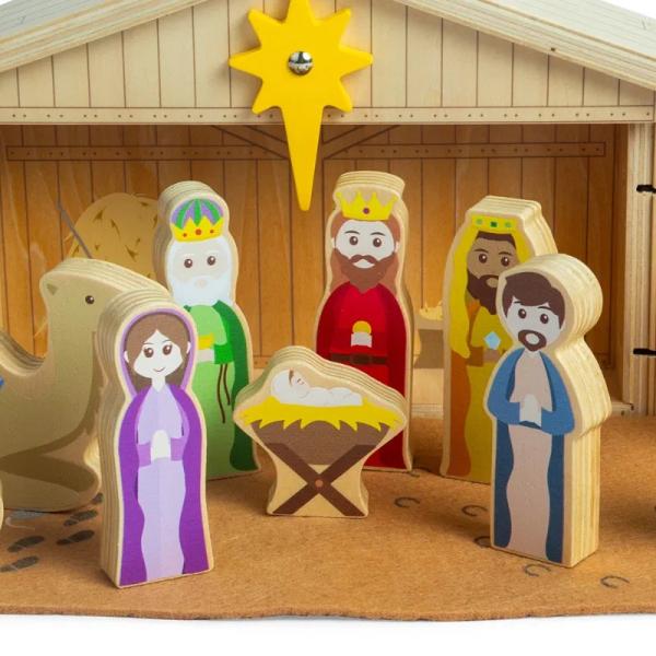 Bigjigs Toys Dřevěný Betlém (obrázek 3)
