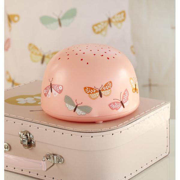 A Little Lovely Company - lampa s projektorem - motýlci (obrázek 6)