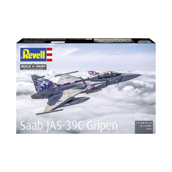 Plastic ModelKit letadlo 03776 - Saab JAS-39C Gripen (1:72) (obrázek 3)
