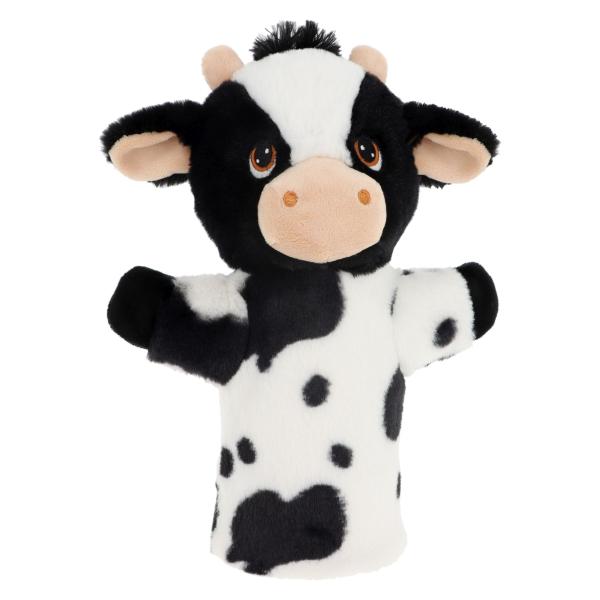 Keel Toys SE3077-2 Keeleco Vaca - eco marioneta de peluche para mano 27 cm