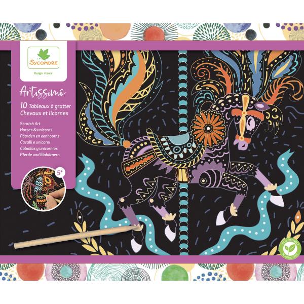 Sycomore Artissimo - vyškrabávání - Koně a jednorožci