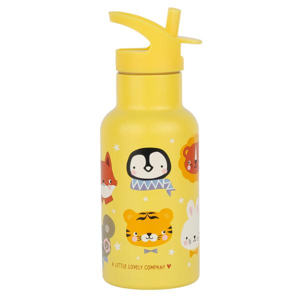 A Little Lovely Company - nerezová láhev na pití, 350 ml - zvířecí kamarádi (obrázek 3)