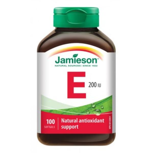 Jamieson Vitamin E 200 IU 100 kapslí