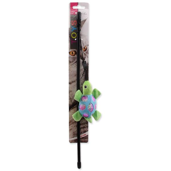 Hračka Magic Cat prut zvířátka s catnipem mix 41cm